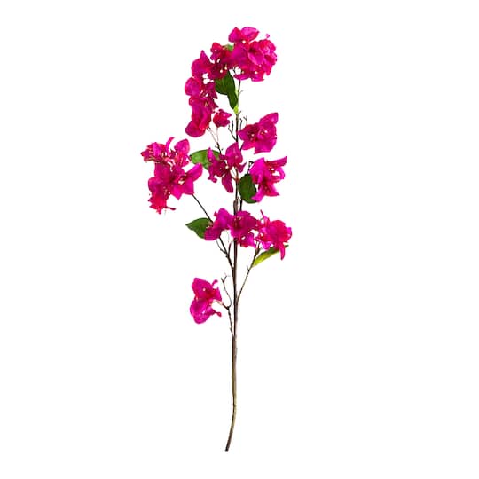 47" Dark Pink Bougainvillea Flower Stems, 3ct.